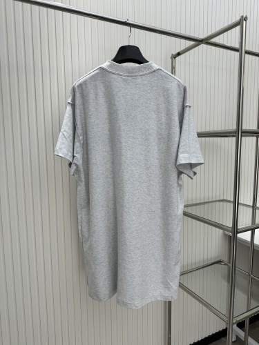 Balenciaga Embroidery Reverse Letter Short Sleeves