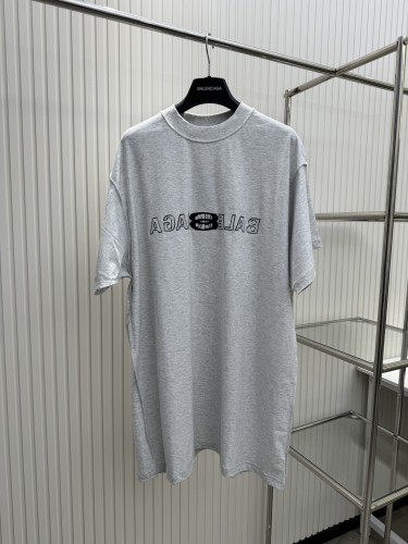 Balenciaga Embroidery Reverse Letter Short Sleeves