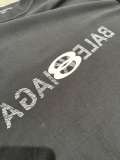 Balenciaga Reverse Letter Double Ring Cover Short Sleeve