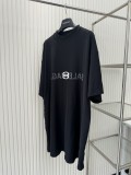Balenciaga Reverse Letter Double Ring Cover Short Sleeve