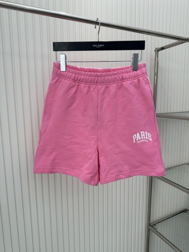 Balenciaga Cola Small Label Embroidered Shorts Casual Pants
