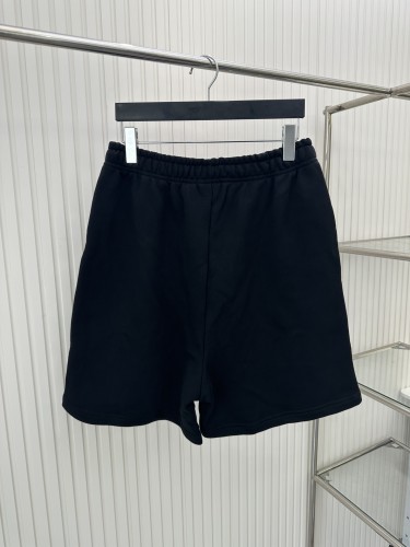Balenciaga Double Ring Letter Embroidered Casual Shorts