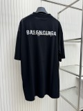 Balenciaga Classic Back Double Layer Embroidered Short Sleeves