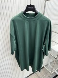 Balenciaga Classic Back Double Layer Embroidered Short Sleeves