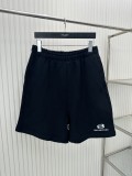 Balenciaga Cola Small Label Embroidered Shorts Casual Pants