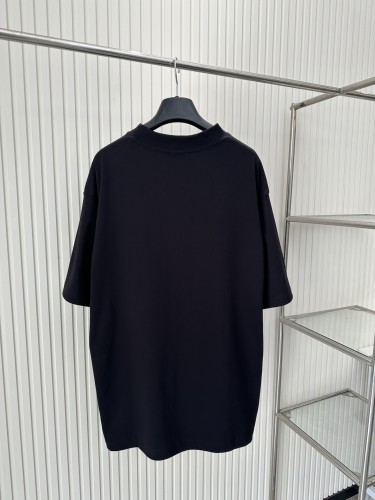 Balenciaga Classic Logo Letter Embroidered Short Sleeved T-shirt