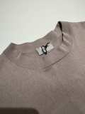 Dior Flocking Logo Embroidered Woolen Short Sleeves