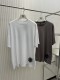 Dior Flocking Logo Embroidered Woolen Short Sleeves