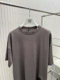 Dior Flocking Logo Embroidered Woolen Short Sleeves