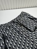 Dior Classic Old Flower Full Print Drawstring Shorts