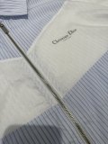 Dior Stripe Spliced Jacquard Dark Pattern Lightweight Ice Sunscreen Coat