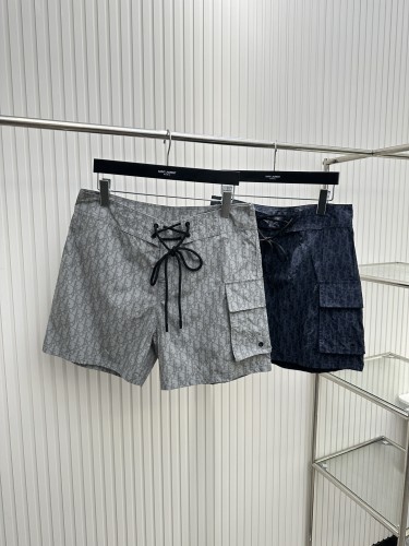Dior Full Print Letter Pattern Versatile Casual Shorts
