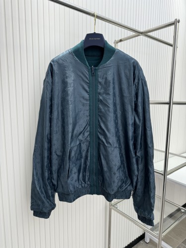 Louis Vuitton New Baseball Collar Double Faced Jacket Coat