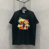 Givenchy High Street Flower Logo Printed Short Sleeve Unisex Simple Versatile T-shirt