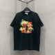 Givenchy High Street Flower Logo Printed Short Sleeve Unisex Simple Versatile T-shirt