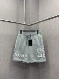 Givenchy Classic Side Ribbon Spliced 3D Embroidered Logo Shorts