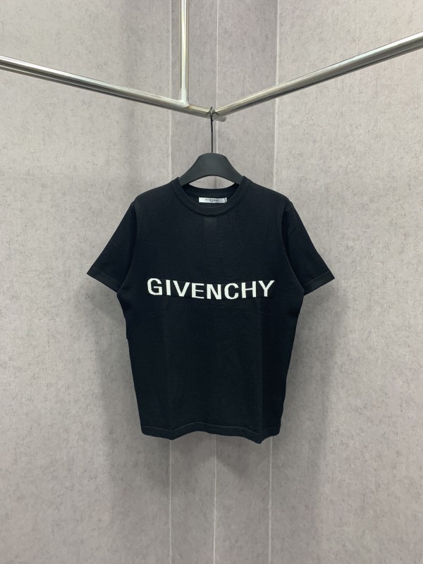 Givenchy Versatile Logo Printed Minimalist Short Sleeves