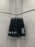 Givenchy Classic Side Ribbon Spliced 3D Embroidered Logo Shorts