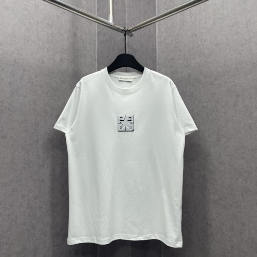 Givenchy Classic Flocking Logo Short Sleeved Couple Casual Loose T-shirt