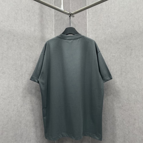 Prada Classic Logo Print T-shirt Unisex Casual Loose Short Sleeves