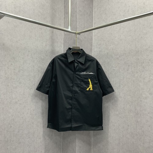 Louis Vuitton Tower Embroidered Letter Shirt