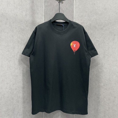 Louis Vuitton Hot Air Balloon Logo Printed Short Sleeved Unisex Casual T-shirt