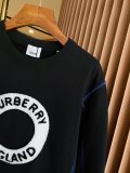 Burberry Classic Logo Pattern Cotton Round Neck Sweatshirt