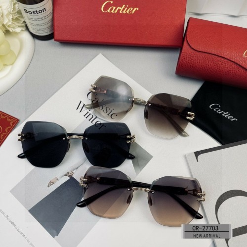 Cartier Classic Fashion Polarized Sunglasses Size: 63-17-142