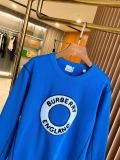 Burberry Classic Logo Pattern Cotton Round Neck Sweatshirt