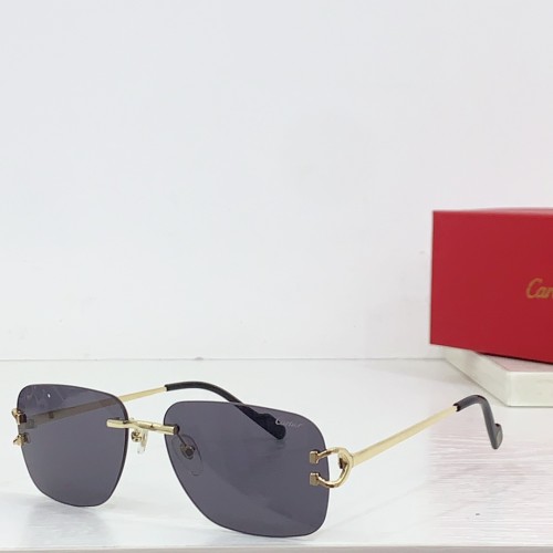 Cartier Classic Fashion Sunglasses Size: 57-18-140