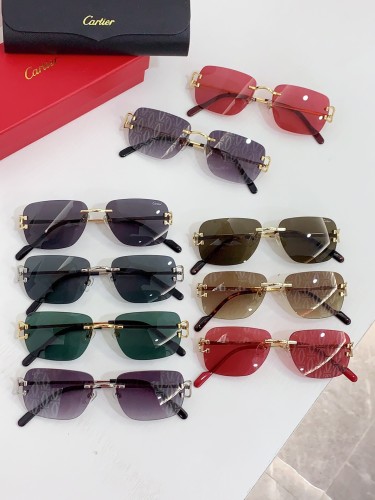 Cartier Classic Fashion Sunglasses Size: 57-18-140