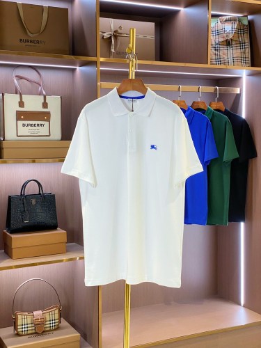 Burberry Classic Pony Embroidered Pearl Cotton Polo Shirt