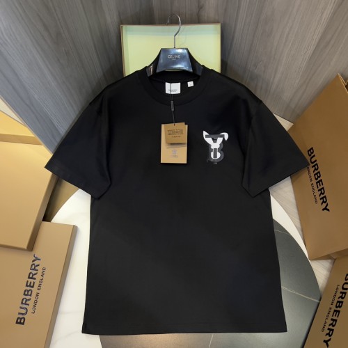 Burberry Fashion Tb Bunny Print T-shirt Couple Loose Short Sleeves