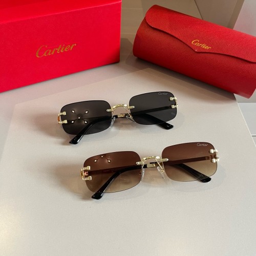 Cartier Fashion Frameless Sunglasses