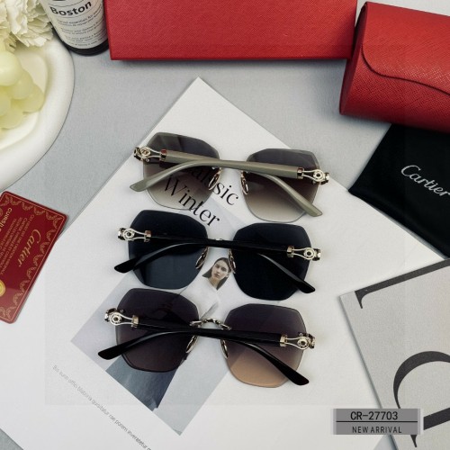 Cartier Classic Fashion Polarized Sunglasses Size: 63-17-142