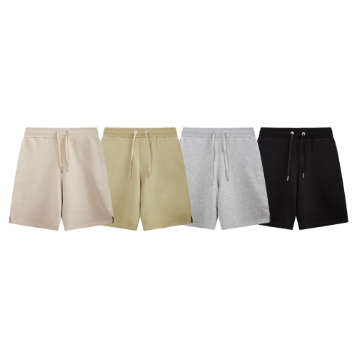 Ami Paris Little Love Casual Pants Back Pocket Embroidered Elastic Waist Split Pants