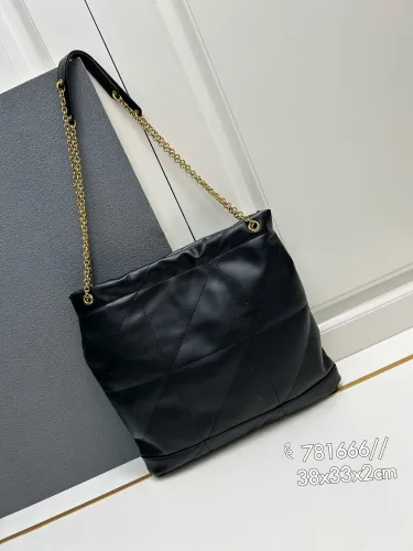 Yves Saint Laurent New Cowhide Large Capacity Bucket Bag Size: 38 x 33 x 2cm