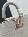 Louis Vuitton Mingli Taurillon Cowhide Capsines Mini Handbag