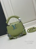 Louis Vuitton Mingli Taurillon Cowhide Capsines Mini Handbag