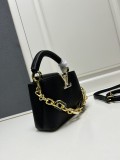 Louis Vuitton Mingli Taurillon Cowhide Capsines Mini Handbag
