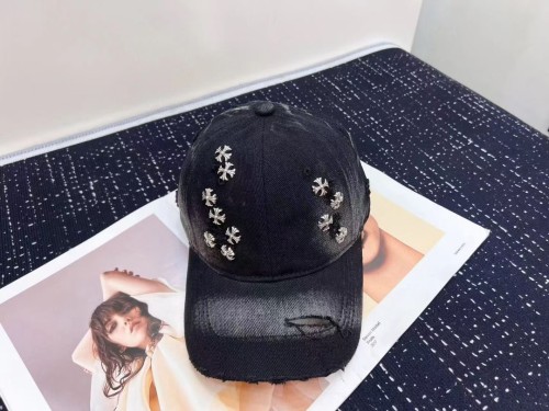 Chrome Hearts Street Fashion Broken Hole Street Style Personalized Baseball Hat