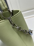Louis Vuitton Mingli Taurillon Cowhide Capsines Mini Handbag