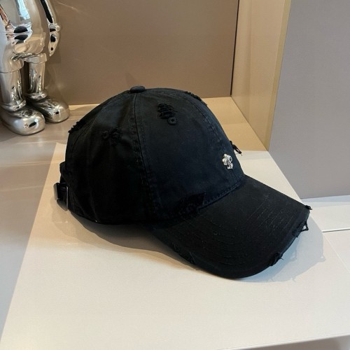 Chrome Hearts New Vintage Perforated Duck Tongue Hat Unisex Sunshade Baseball Hat
