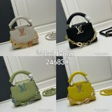 Louis Vuitton Mingli Taurillon Cowhide Capsines Mini Handbag
