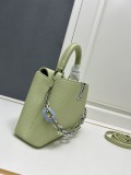 Louis Vuitton Mingli Taurillon Cowhide Capsines Mini Handbag