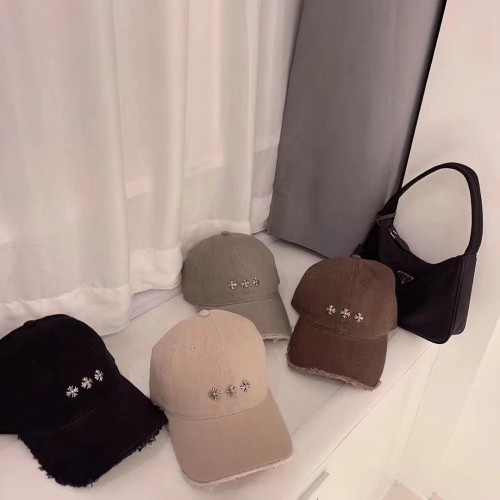 Chrome Hearts Fashion New Retro Brushed Baseball Hat