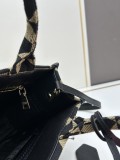 Prada New Embroidered Fabric Tote Bag Size: 28 x 22 x 9cm
