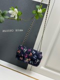 Chanel New Colorful Graffiti Double C Crossbody Bag Size：20 CM