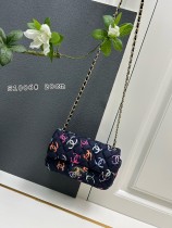 Chanel New Colorful Graffiti Double C Crossbody Bag Size：20 CM