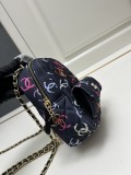Chanel New Graffiti Mini Backpack Size: 12.5 x 19 x 7 CM